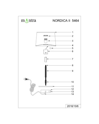 ***OFER/DES*** NORDICA II * SOBREMESA 1L - USB
